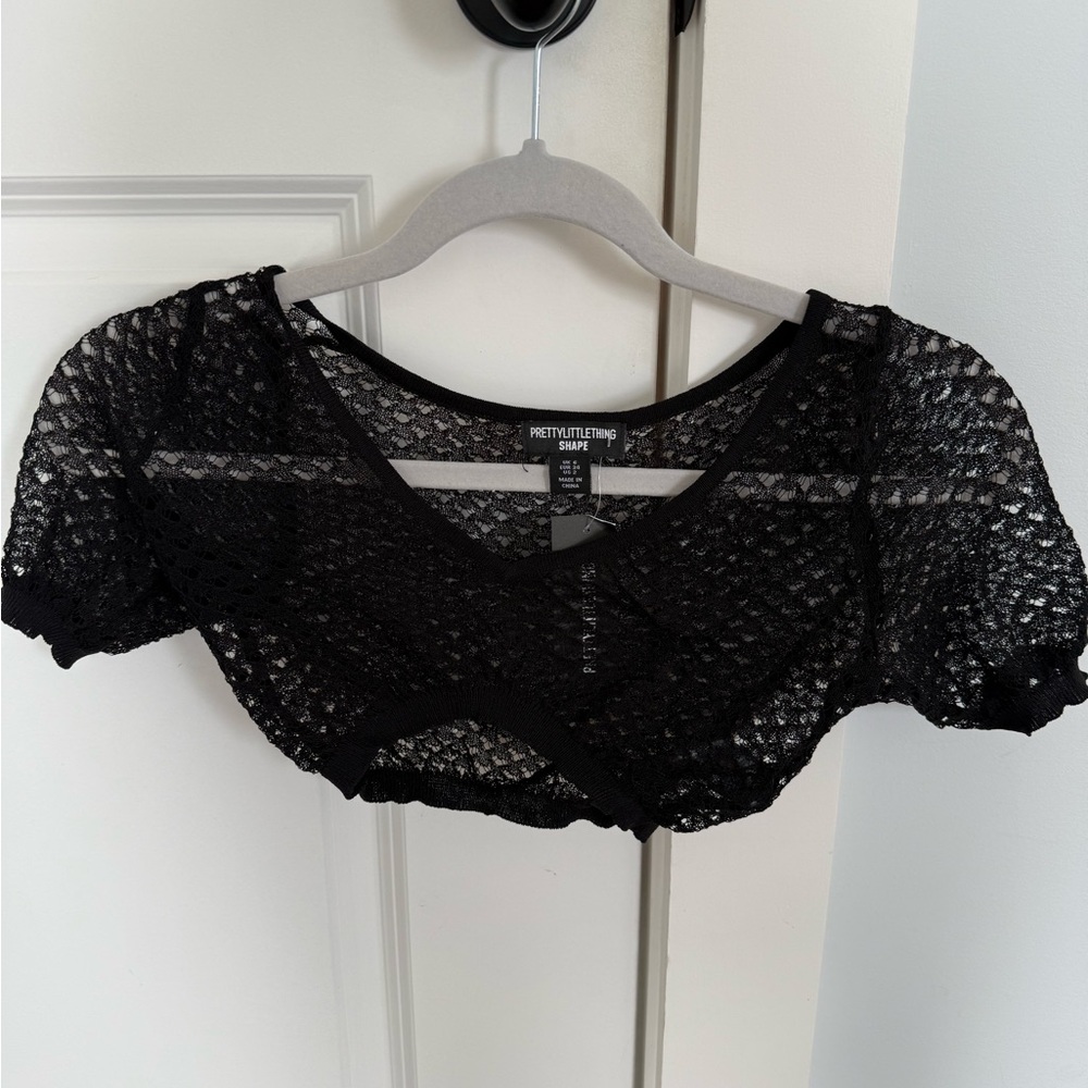 Sheer Mesh Croptop